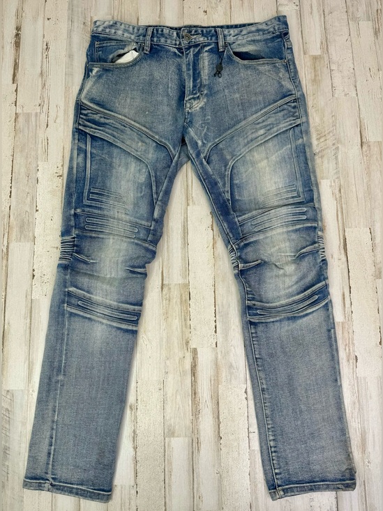 Decibel Other - Decibel Men’s Jeans 36x32 Blue Straight Cotton Denim Zipper Button